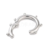 Brass Spring Gate Rings KK-M293-51P-2