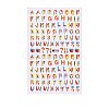 Nail Art Stickers Decals MRMJ-T078-61A-1