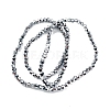 Transparent Electroplate Glass Beads Strands EGLA-A039-T2mm-UA05-2