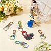   10Pcs Rainbow Color Zinc Alloy Keychain Clasps FIND-PH0006-45-4