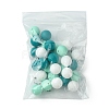 30Pcs 3 Colors Silicone Beads Round Rubber Bead 15MM Loose Spacer Beads for DIY Supplies Jewelry Keychain Making SIL-FS0001-01E-8