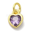 925 Sterling Silver Birthstone Charms STER-M0120-02G-G-1