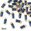 5Pcs Transparent Glass Charms GLAA-YW0004-40F-1
