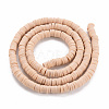 Handmade Polymer Clay Bead Strands CLAY-T002-4mm-66-2