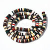 Handmade Polymer Clay Beads Strands CLAY-R089-4mm-156-3