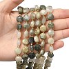 Natural Green Rutilated Quartz Beads Strands G-C116-A145-01-3