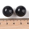 Synthetic Blue Goldstone No Hole Sphere Beads G-K353-04D-26-3