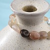 Natural Multi-Moonstone Stretch Beaded Bracelets BJEW-K213-C14-4