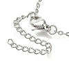 304 Stainless Steel Cable Chain Necklaces NJEW-H040-18P-01-3