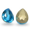 Faceted Teardrop Glass Pointed Back Rhinestone Cabochons RGLA-A008-7x10mm-S07-2
