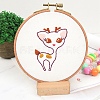 DIY Cartoon Animal Embroidery Sets DIY-G037-02E-1