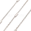 Rhodium Plated 925 Sterling Silver Satellite Chains STER-P064-01P-1