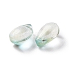 Transparent Glass Charms GGLA-M004-05B-02-3