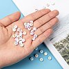 Opaque Acrylic Flat Round Beads SACR-Q100-M034-5
