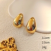 Teardrop Alloy Stud Earrings WG64463-11-1