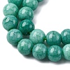 Ombre Effect Dyed Glass Beads Strands GLAA-T031-01O-09-4