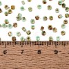 Opaque Picasso Cylinder Glass Beads SEED-Q039-06A-21-4