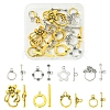 8 Styles Tibetan Style Alloy Toggle Clasps FIND-FS0002-43-1