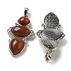 Synthetic Goldstone Pendants G-Q158-04K-2