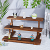 3-Tier Wooden Jewelry Organizer Display Risers ODIS-WH0058-18A-4