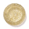 Resin with Natural Citrine Chip Stones Ashtray DJEW-F015-06G-1