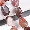 Natural Red Botswana Agate Beads Strands G-N362-07A-06-1