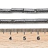 Electroplated Natural Lava Rock Beads Strands G-K388-03A-03-4