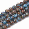 Natural Chalcedony Beads Strands X-G-S333-8mm-014C-1