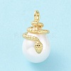 Shell Pearl Pendants X-KK-C004-09G-2