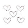Non-Tarnish 201 Stainless Steel Linking Rings LS-STAS-R111-LA105-01-2