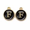 Golden Plated Alloy Charms X-ENAM-S118-02F-1