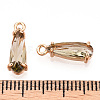 Faceted Glass Pendants GLAA-T010-004B-3