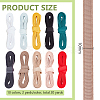 20 Yards 10 Colors Nylon Ribbon OCOR-BC0007-55-2