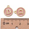 Golden Plated Alloy Enamel Charms LS-ENAM-S118-07D-3