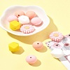 5 Styles Food Grade Eco-Friendly Silicone Beads SIL-FS0001-23-10