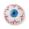 Bloodshot Eye Halloween Opaque Resin Decoden Cabochons RESI-R446-02A-1
