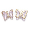 Glass Pendants LS-GLAA-T021-24G-2
