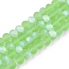 Transparent Glass Beads Strands EGLA-A044-T8mm-MB09-1