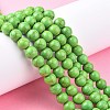 Synthetic Turquoise Beads Strands TURQ-G106-8mm-02B-6