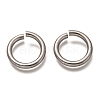Non-Tarnish 304 Stainless Steel Open Jump Rings STAS-H136-06B-P-1
