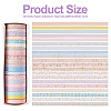 20 Rolls Paper Adhesive Tape Set DIY-TAC0023-42C-4