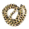 Handmade Foil Glass Beads Strands FOIL-N029-05E-2