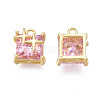 Brass Inlaid Cubic Zirconia Charms KK-N231-291B-2