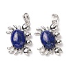 Natural Lapis Lazuli Pendants G-D469-01P-15-2