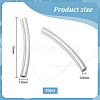 30Pcs 925 Sterling Silver Tube Beads STER-PH0001-43-2