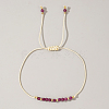 Natural Birthstone Braided Bead Bracelets for Women VA8051-7-1