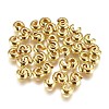 Iron Crimp Beads Covers KK-CJC0001-06B-G-1