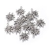 Tibetan Style Alloy Pendants X-TIBEP-A113357-AS-FF-1