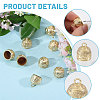 16Pcs Tibetan Style Alloy Cord Ends TIBEP-CA0010-24MG-4