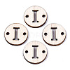 Unfinished Natural Poplar Wood Links Connectors WOOD-S045-140A-01I-1